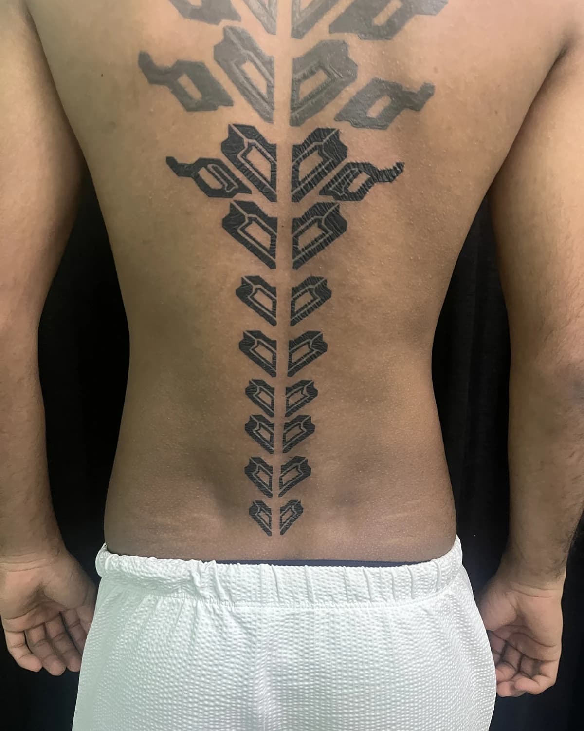 Axis, Geometric tattoo by Ahmedabad Ink