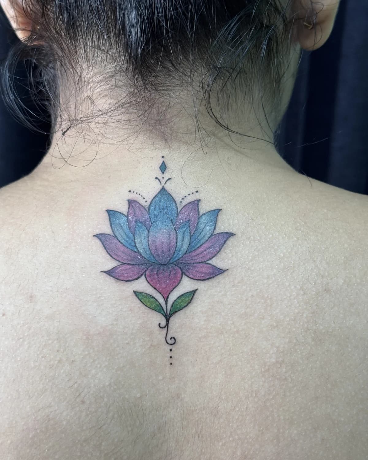 Lotus Rise, Mandala tattoo by Ahmedabad Ink